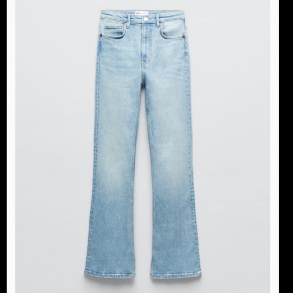 Zara flare jeans- light blue